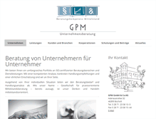 Tablet Screenshot of gpm-nrw.de